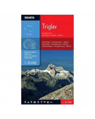 Zemljevid Triglav 1:25.000